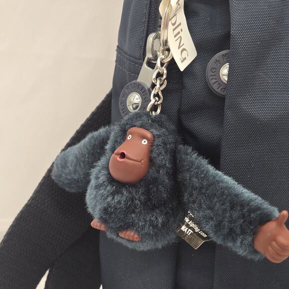 KIPLING Klynn Sling Backpack True Blue Tonal Monkey-Matt MSRP $109 NWT Gorpcore main image 7